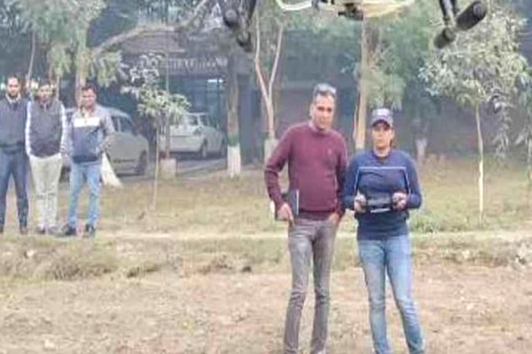 Haryana's first woman drone pilot