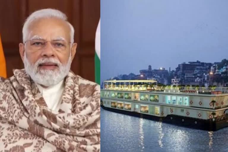 PM Modi inaugartes mv ganga vilas