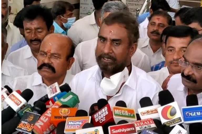 Live: அதிமுக கொறடா எஸ்.பி.வேலுமணி செய்தியாளர் சந்திப்பு