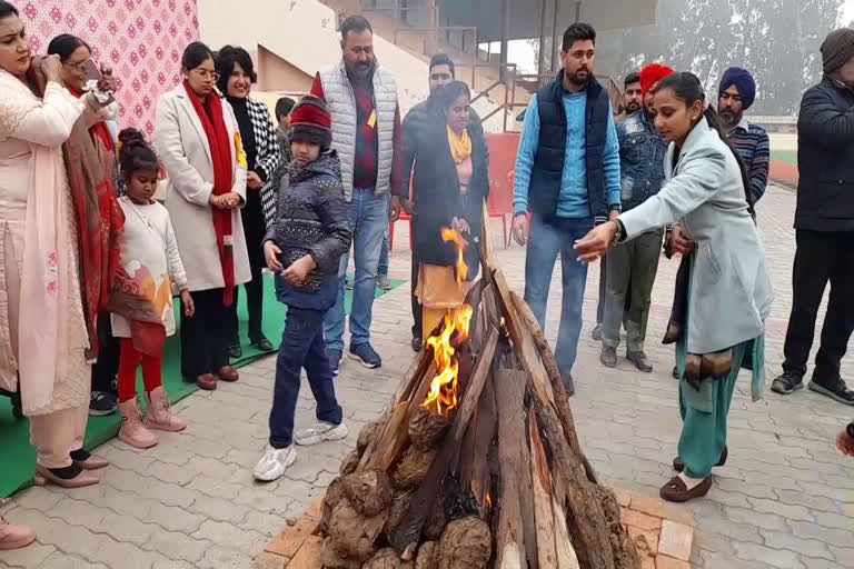 Sports Department Faridkot celebrated Lohri