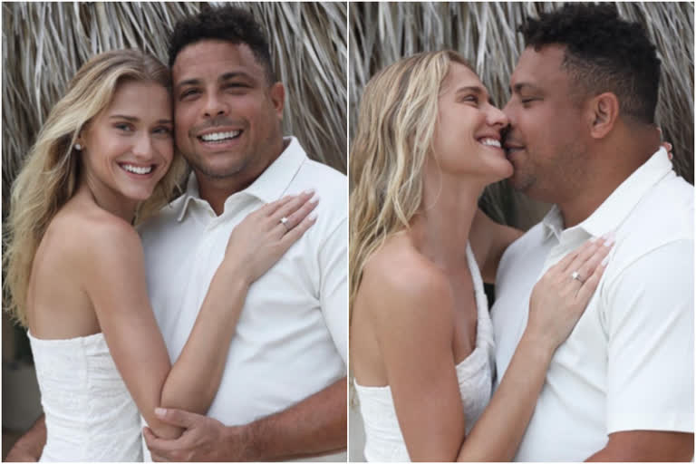 ronaldo nazario engagement  ronaldo nazario s girlfriend Celina Locks  Celina Locks announces engagement  റൊണാള്‍ഡോ നസാരിയോ  റൊണാള്‍ഡോ നസാരിയോ വിവാഹിതനാവുന്നു  സെലിന ലോക്ക്‌സ്  റൊണാള്‍ഡോ