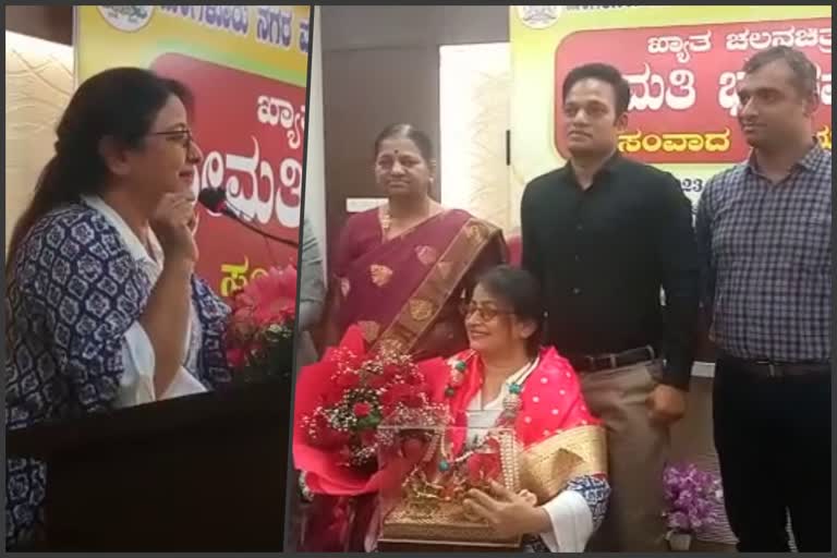 Actress Bhavya encouraged  police officers