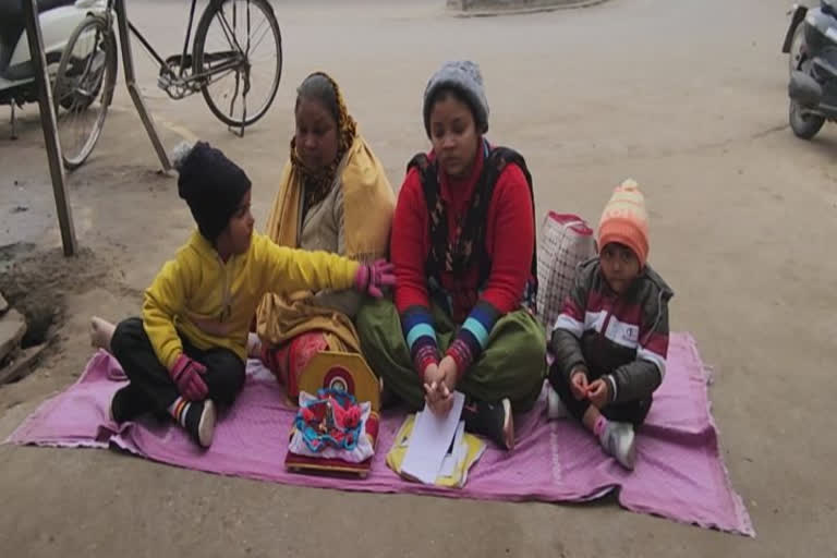 woman strike at police station in Abohar