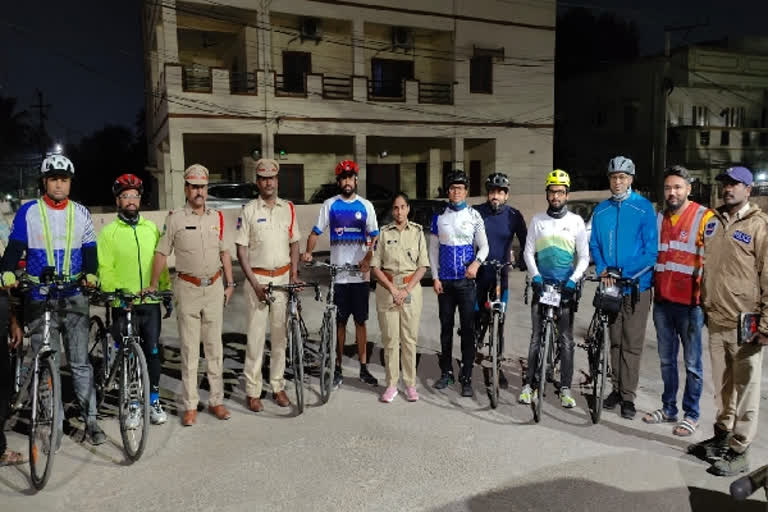 DCP Shilpavalli patrolling