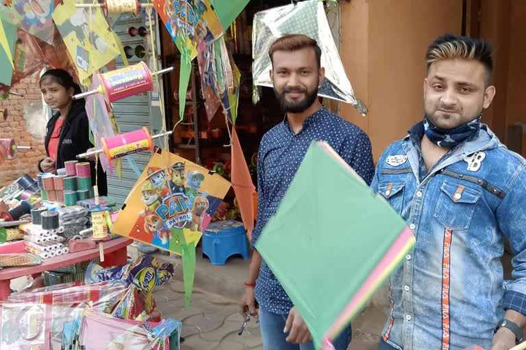 Kites market in Dumka