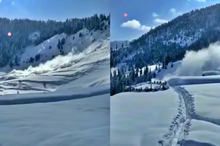 Avalanche  avalache in jammu and kashmir  jammu and kashmir  warning for twelve district  State Disaster Management Authority  Gurez sector  latest national news  latest news in jammu and kashmir  ജമ്മു കാശ്‌മീരില്‍ ഹിമപാതം  ഹിമപാതം  ജാഗ്രത നിര്‍ദേശം