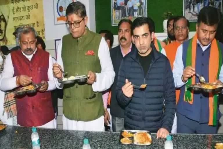 Gautam Gambhir inaugurates one more Jan Rasoi in East Delhi