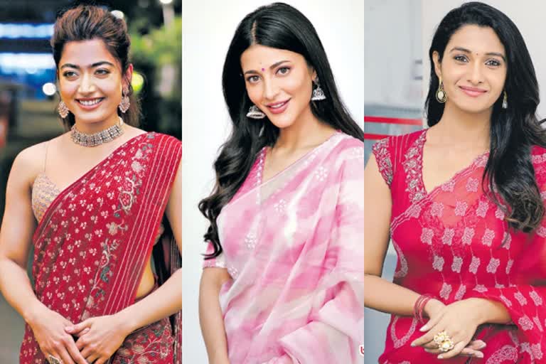 how tollywood heroines celebrate sankranti festival