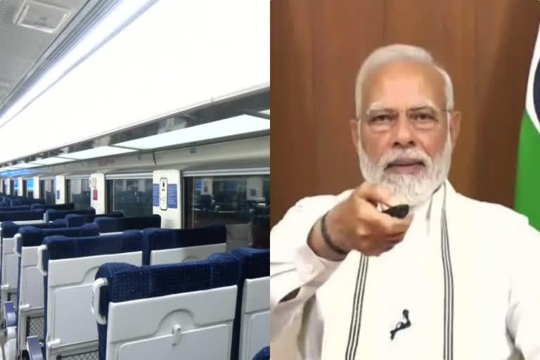 Prime Minister Narendra Modi will flag off the Vande Bharat Express train connecting Secunderabad with Visakhapatnam