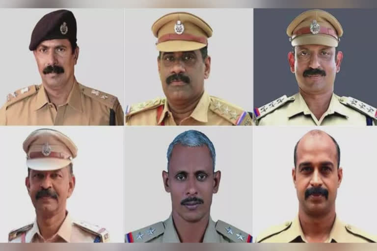 kerala police  union home minister medal  union home minister medal for kerala police  കേന്ദ്ര ആഭ്യന്തരമന്ത്രിയുടെ മെഡല്‍  കേരള പൊലീസ്  ആഭ്യന്തരമന്ത്രി  എസ്എപി ബറ്റാലിയന്‍  പൊലീസ് ട്രെയിനിംഗ് കോളജ്