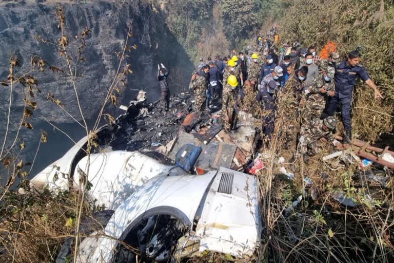 Pokhara Plane Crash ETV Bharat