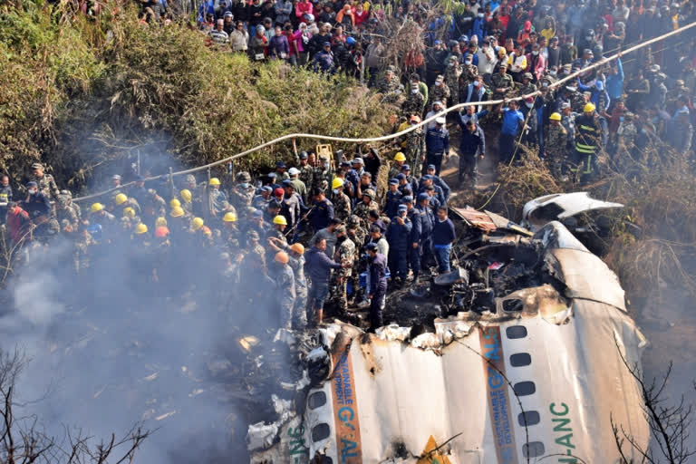Nepal Plane Crash ETV Bharat