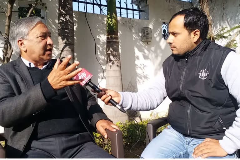 Mohamad Yousuf Tarigami interacts with ETV Bharat