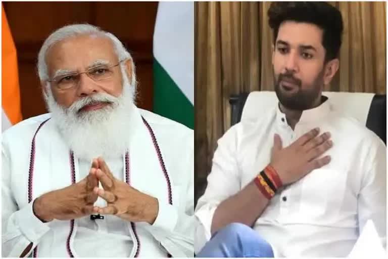 Chirag Paswan PM Modi Etv Bharat