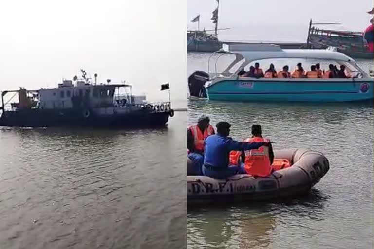 Ganga Vilas Cruise Stuck in chhapra Bihar