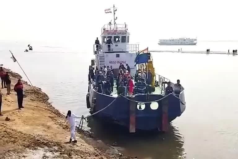 Ganga Vilas Cruise Stuck in Bihar: બિહારના છપરામાં ફસાય ગઈ ગંગા વિલાસ ક્રૂઝ