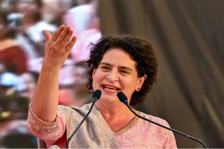 Priyanka Gandhi at Bengaluru Na Nayaki Rally