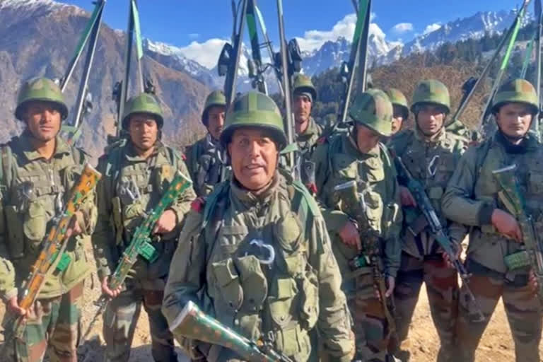 Indian Army troops deployed in high altitude locations around 14,000 feet in the Uttarakhand sector along the Line of Actual Control for both special missions as well as for relief and rescue operations in Joshimath affected in land subsidence.