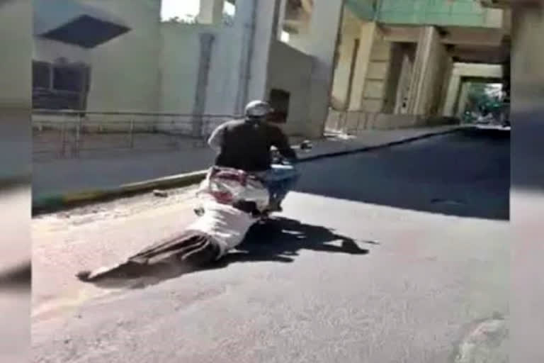 Video shows Bengaluru man dragged by two-wheeler; case registered