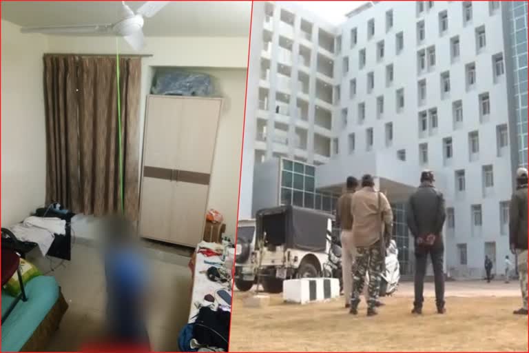Jharkhand student of the Ranchi IIM was found hanging inside his hostel room with his hands and legs tied