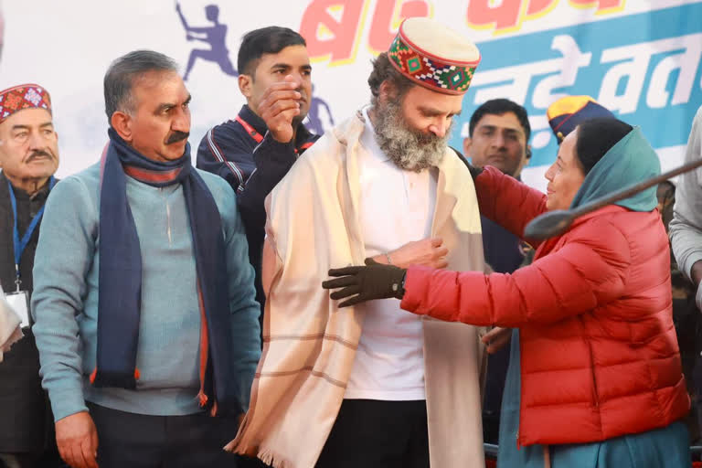 The Rahul Gandhi-led 'Bharat Jodo Yatra' entered Himachal Pradesh Wednesday morning