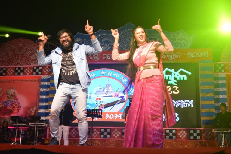 archita sahu performed at jagatsinghpur Zilla Mahotsav kollala