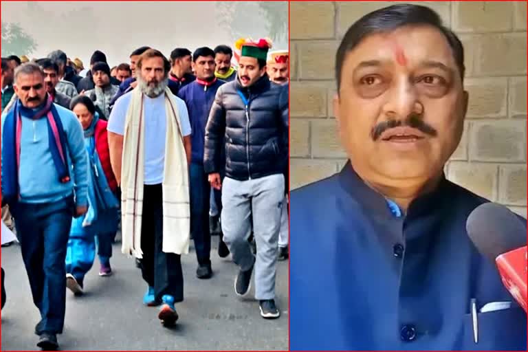 Suresh Kashyap on Bharat Jodo Yatra in Himachal.