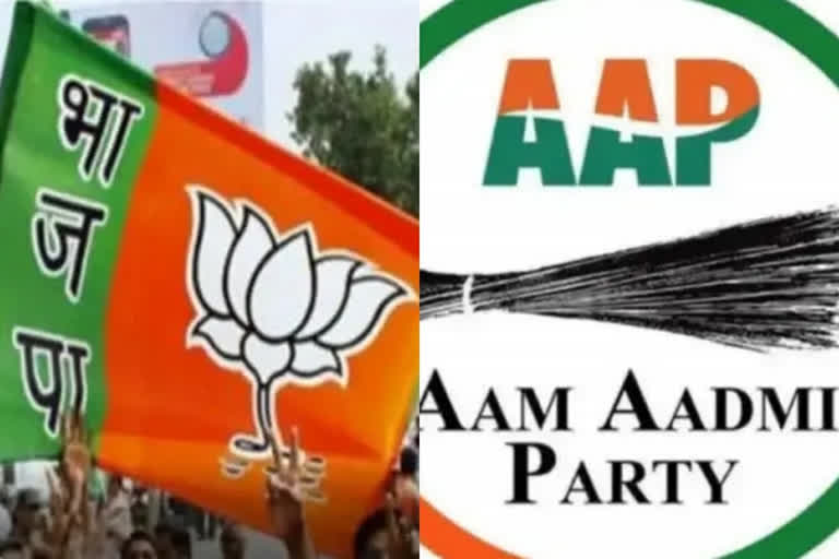 Aam Aadmi Party and Bharatiya Janata Party