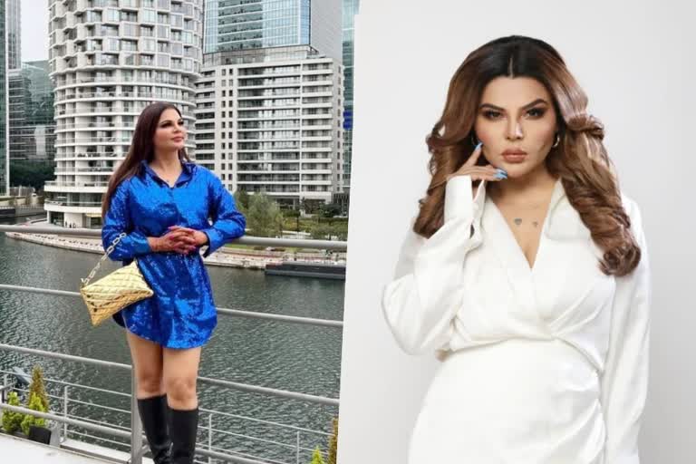 Rakhi Sawant detained in case  case filed by Sherlyn Chopra  Sherlyn Chopra  Rakhi Sawant  Rakhi Sawant detained  Rakhi Sawant arrest  രാഖി സാവന്ത്‌ അറസ്‌റ്റില്‍  ഷെർലിൻ ചോപ്രയുടെ പരാതി  ഷെർലിൻ ചോപ്ര  രാഖി സാവന്ത്‌  രാഖി സാവന്തിനെ അംബോലി പൊലിസ്  സാജിദ് ഖാന്‍