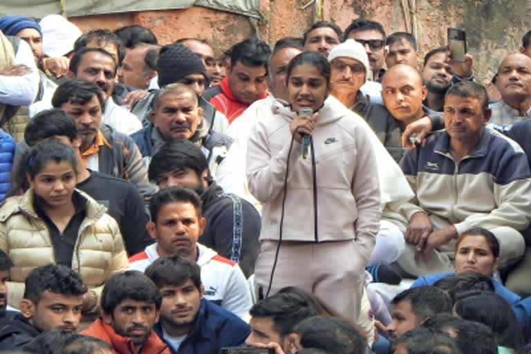 Geeta Phogat supported the wrestlers.