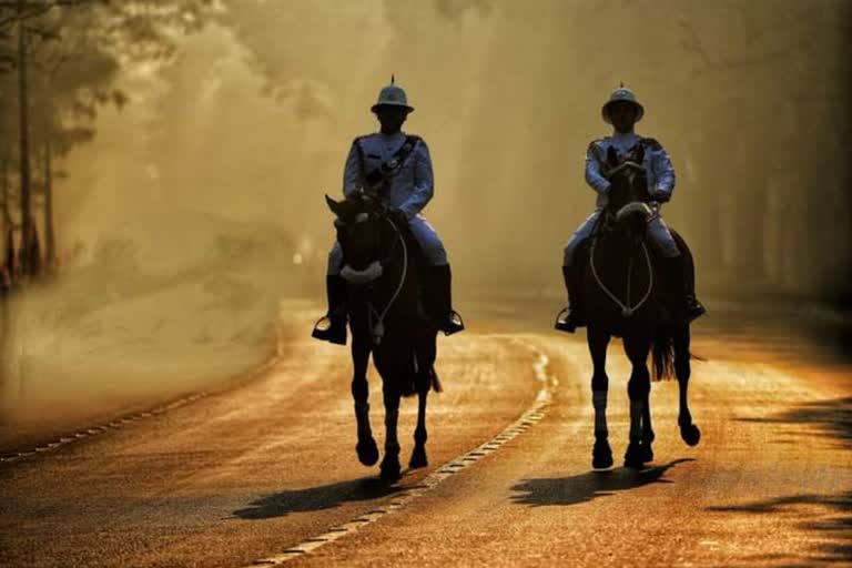 Kolkata Mounted Police ETV Bharat