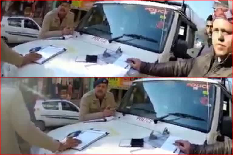 Banjar Police video goes viral on Social Media.