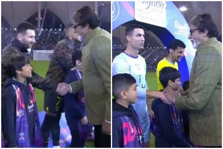 Amitabh Bachchan Met Messi And Ronaldo