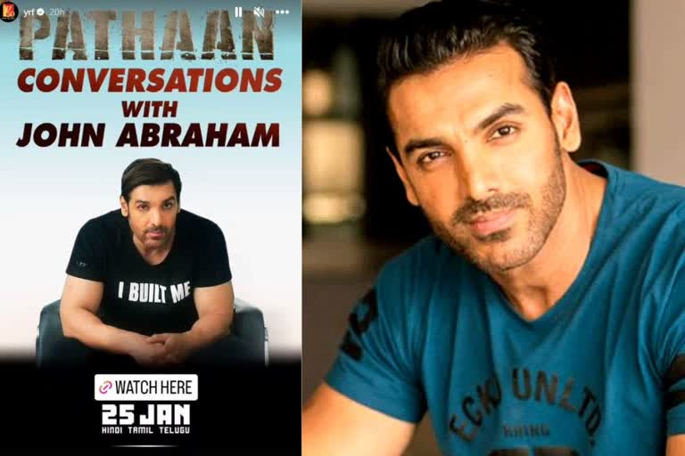 Conversation with John Abraham (Design photo- Social media)