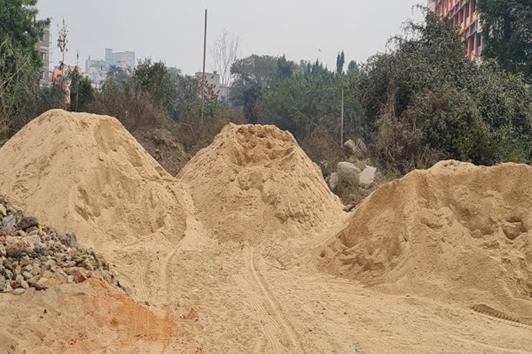 Illegal sand mining