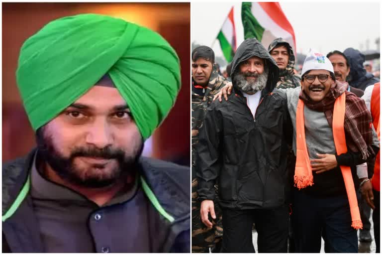 Etv Bharatnavjot-singh-sidhu-invited-to-bharat-jodo-finale-rally