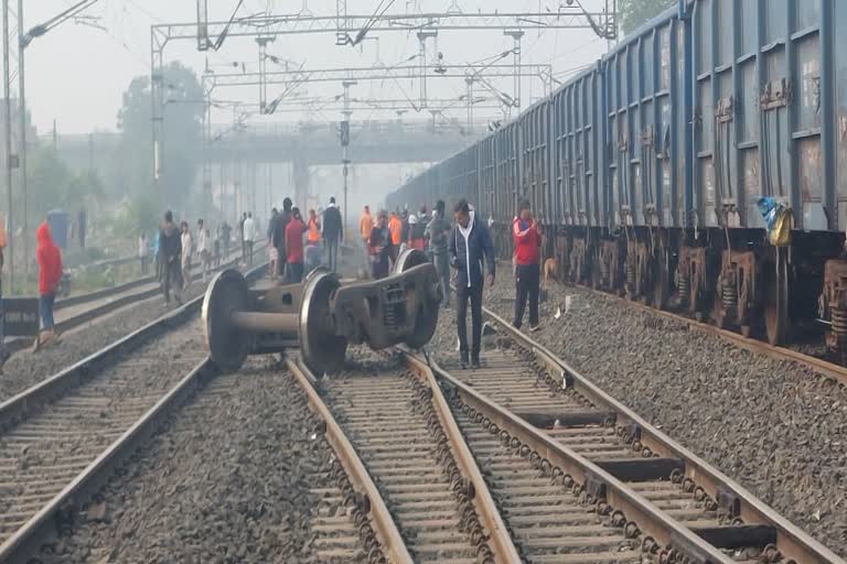 Goods train derailed after hitting cattle