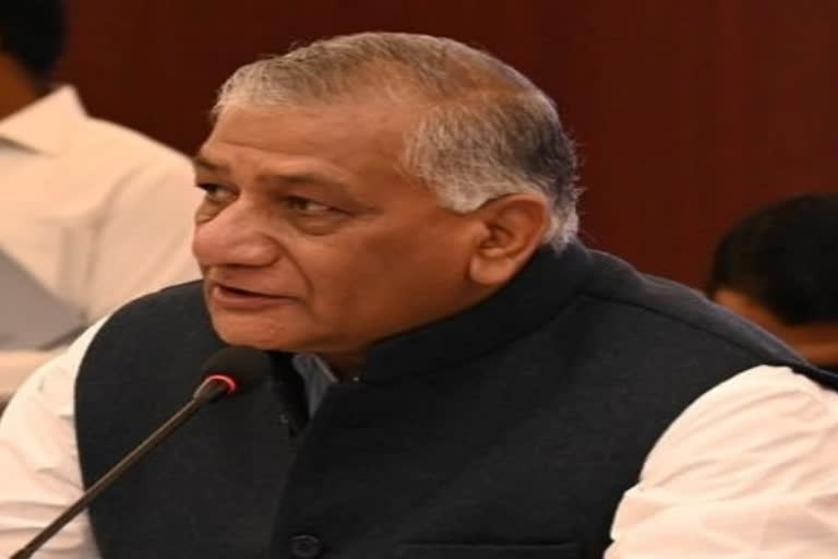 V K Singh in Jabalpur on Friday attended the 'Sansad Khel Mahotsav' and addressed the media saying, Sometimes the allegations are serious. Sometimes serious allegations are made. Sometimes the intention is something else. That is why Singh says to go and see what is behind it.