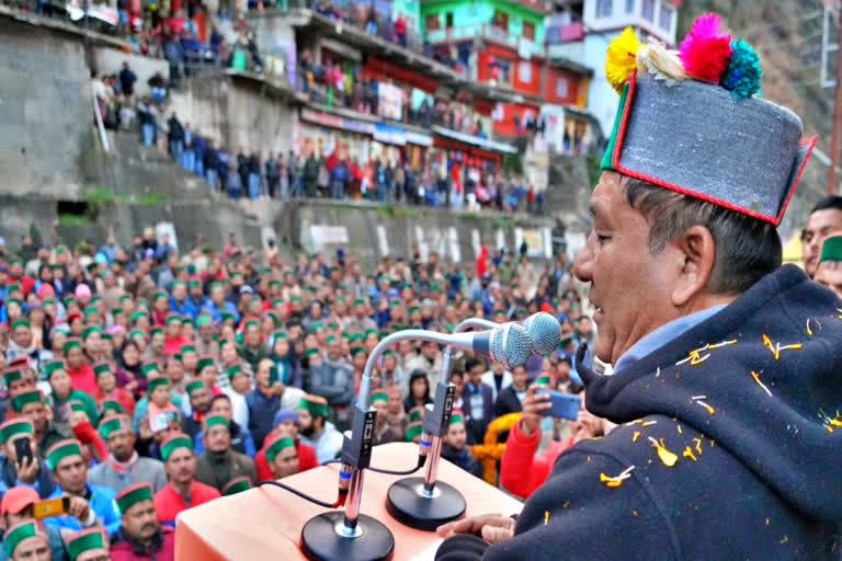 Minister Jagat Singh Negi.