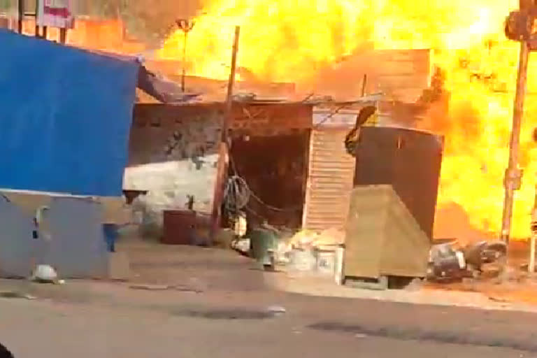 Fire accident in Hakeempe