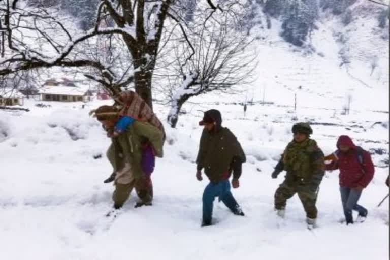 snowfall in kashmir