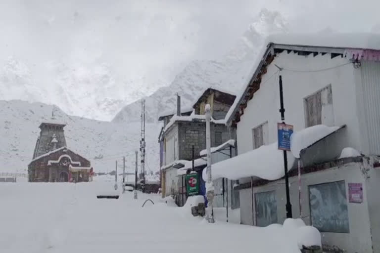 Snowfall in Uttarakhand