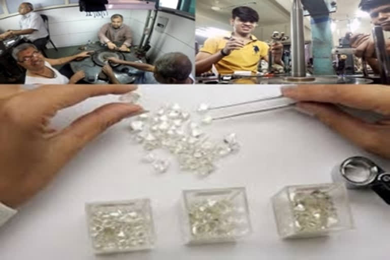 diamond production decline,10k workers lose jobs, salary cuts for others