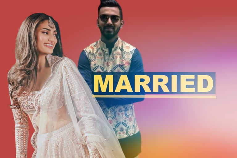 Athiya Shetty and KL Rahul tie knot in Khandala