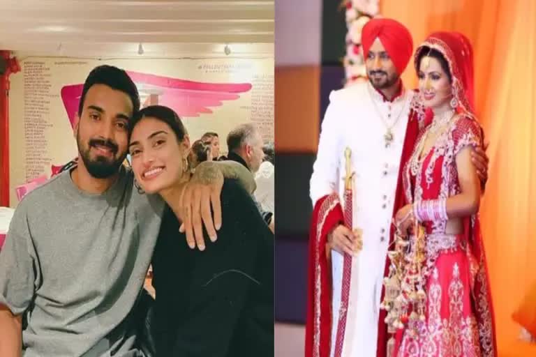 KL Rahul Athiya Shetty to Harbhajan Singh Geeta Basra When actresses married To cricketers