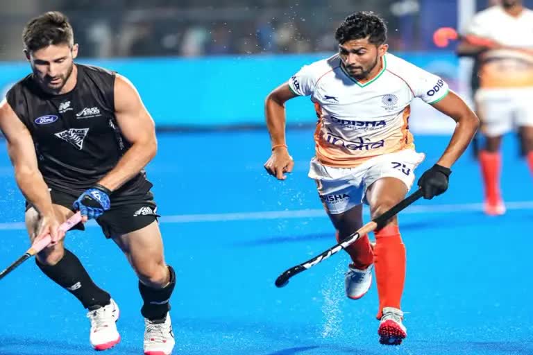 HOCKEY WORLD CUP 2023 INDIA VS NEW ZEALAND CROSSOVER MATCH BHUBANESWAR MATCH UPDATE