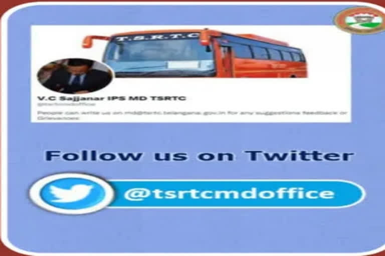 TSRTC Twitter account hacked