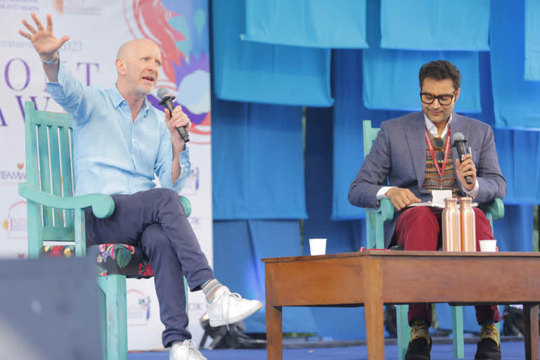 Writer Simon Sebag in JLF 2023