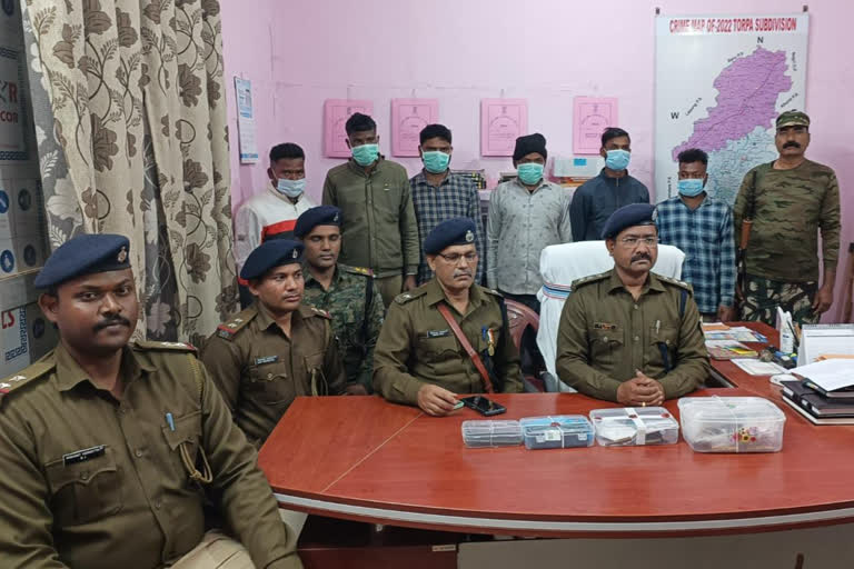 Six Maoists of PLFI arrested in khunti