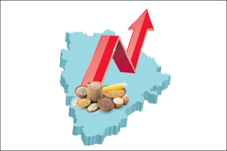 Telangana ranks 3rd in food grains production